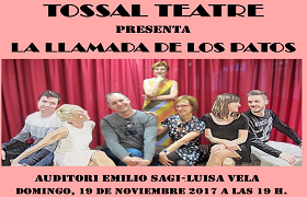 Obra de teatro la llamada de los patos Obra de teatro la llamada de los patos